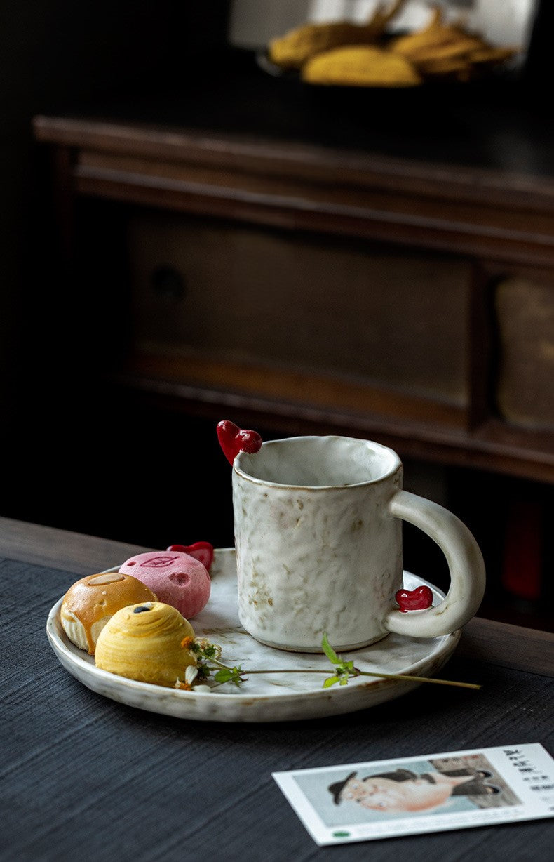 Tender Hearts — Handmade Porcelain Coffee Mug