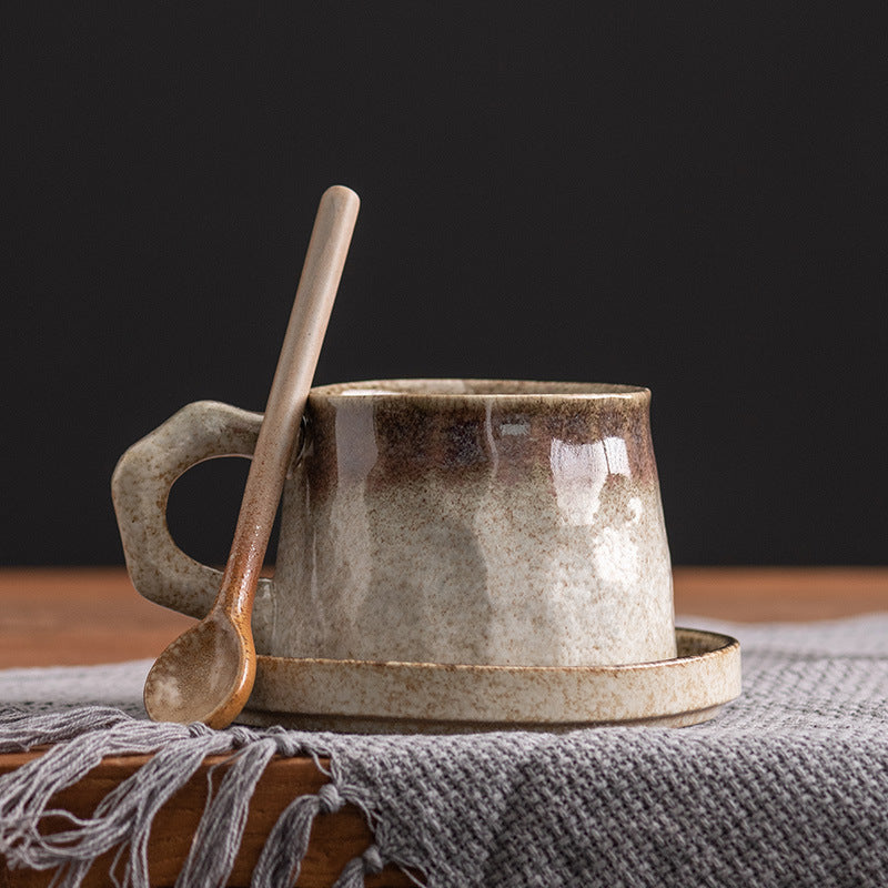 Earthline Flow – Artisan Porcelain Coffee Cup Set