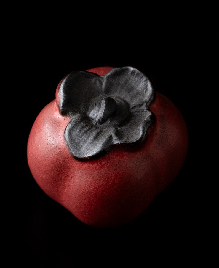 Persimmon Blessings — Handmade Porcelain Coffee Set
