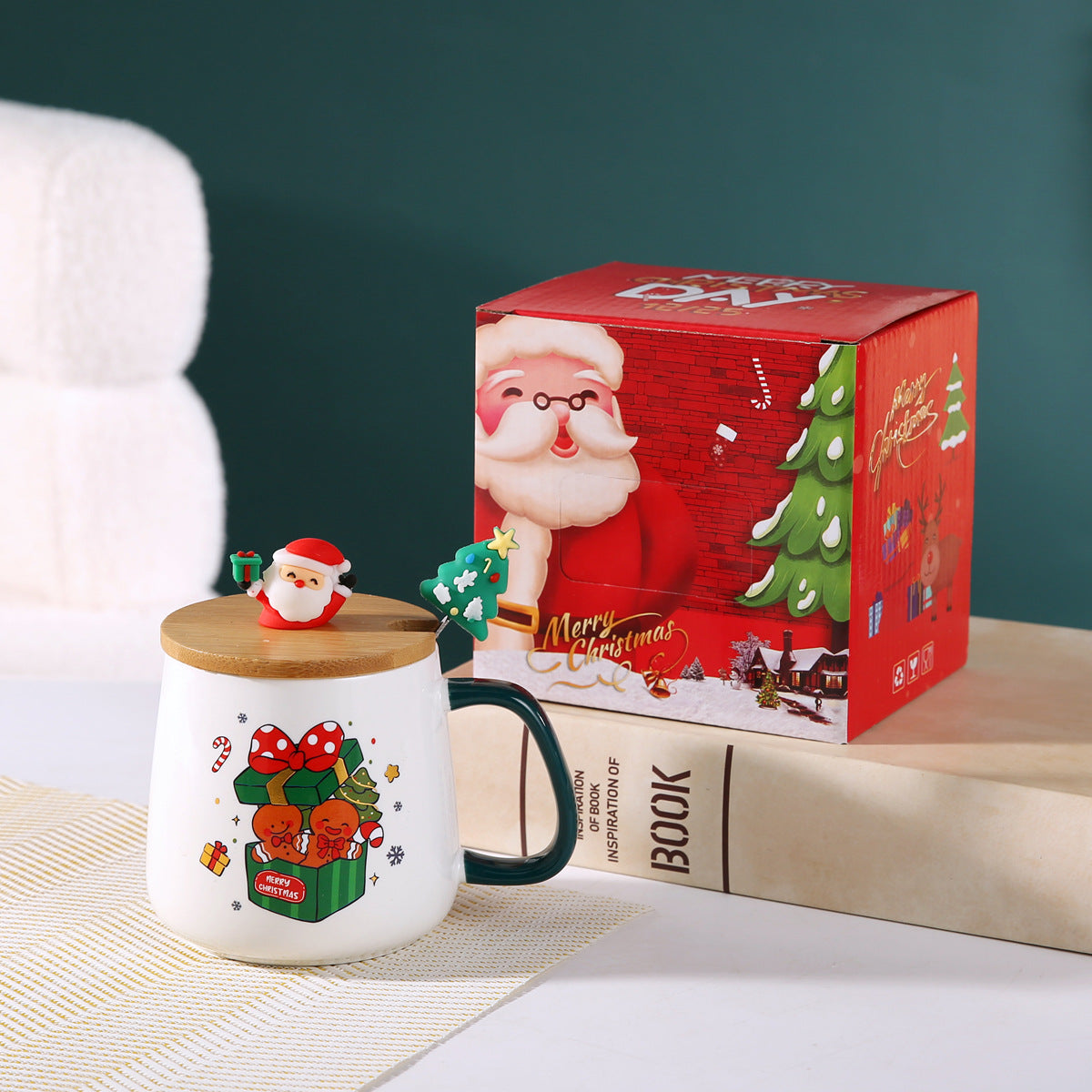 Merry Glow – Handcrafted Christmas Ceramic Mug Gift Set