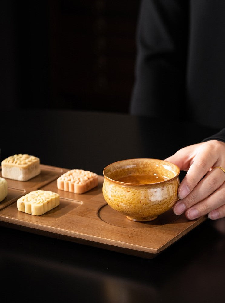 Five Elements Harmony — Handcrafted Ceramic Tea Cup Gift Set