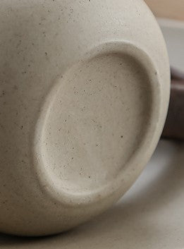 Earthen Stillness – Minimalist Ceramic Coffee Cup & Saucer Set