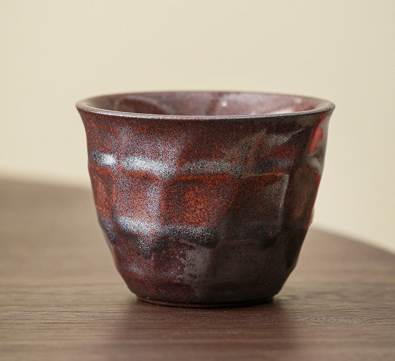 Mineral Calm – Kiln-Change Handcrafted Porcelain Tea Cup