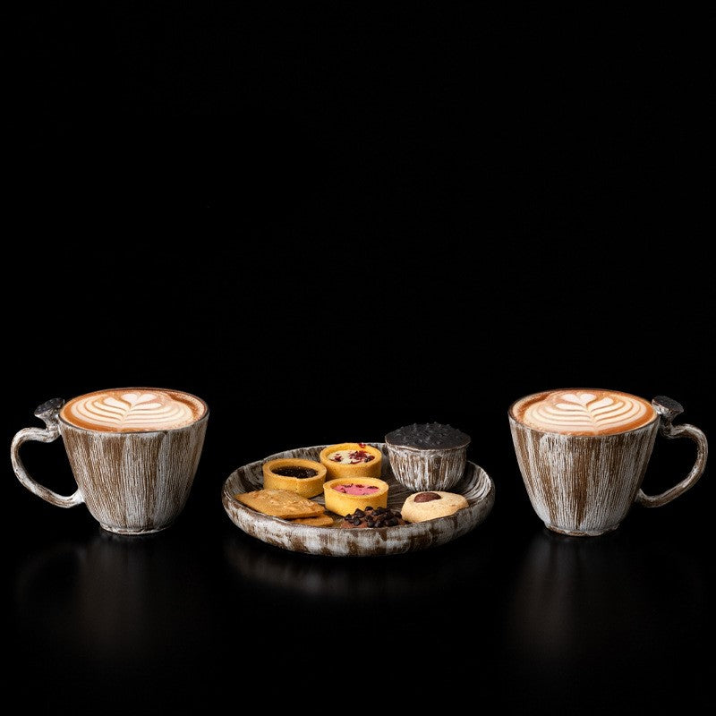 Lotus Blessings — Handcrafted Jingdezhen Porcelain Coffee Set