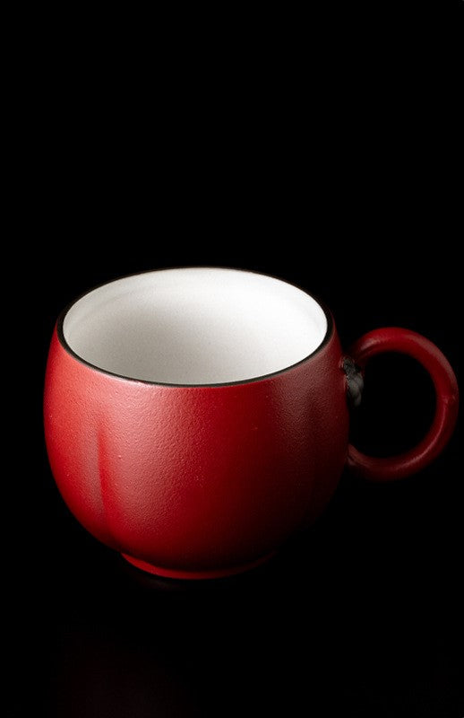 Persimmon Blessings — Handmade Porcelain Coffee Set