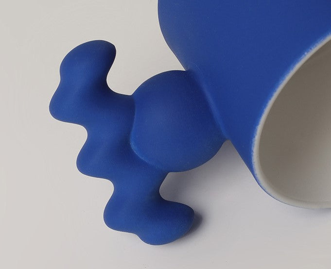 Memphis Charm — Handmade Porcelain Coffee Mug Set