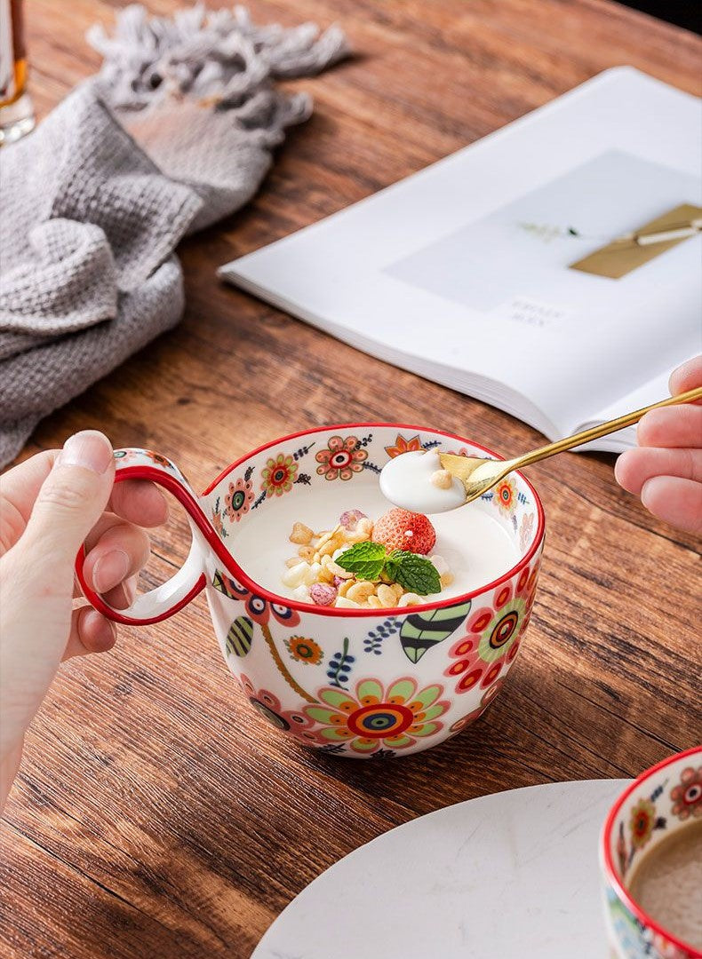 Bloom in Grace — Handmade Porcelain Coffee Mug