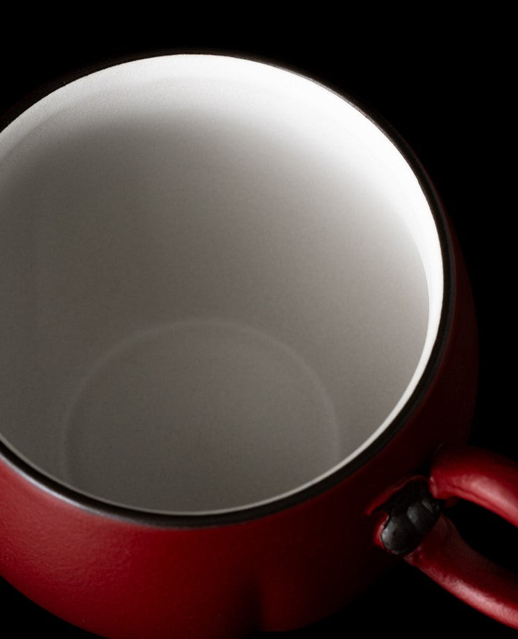 Persimmon Blessings — Handmade Porcelain Coffee Set