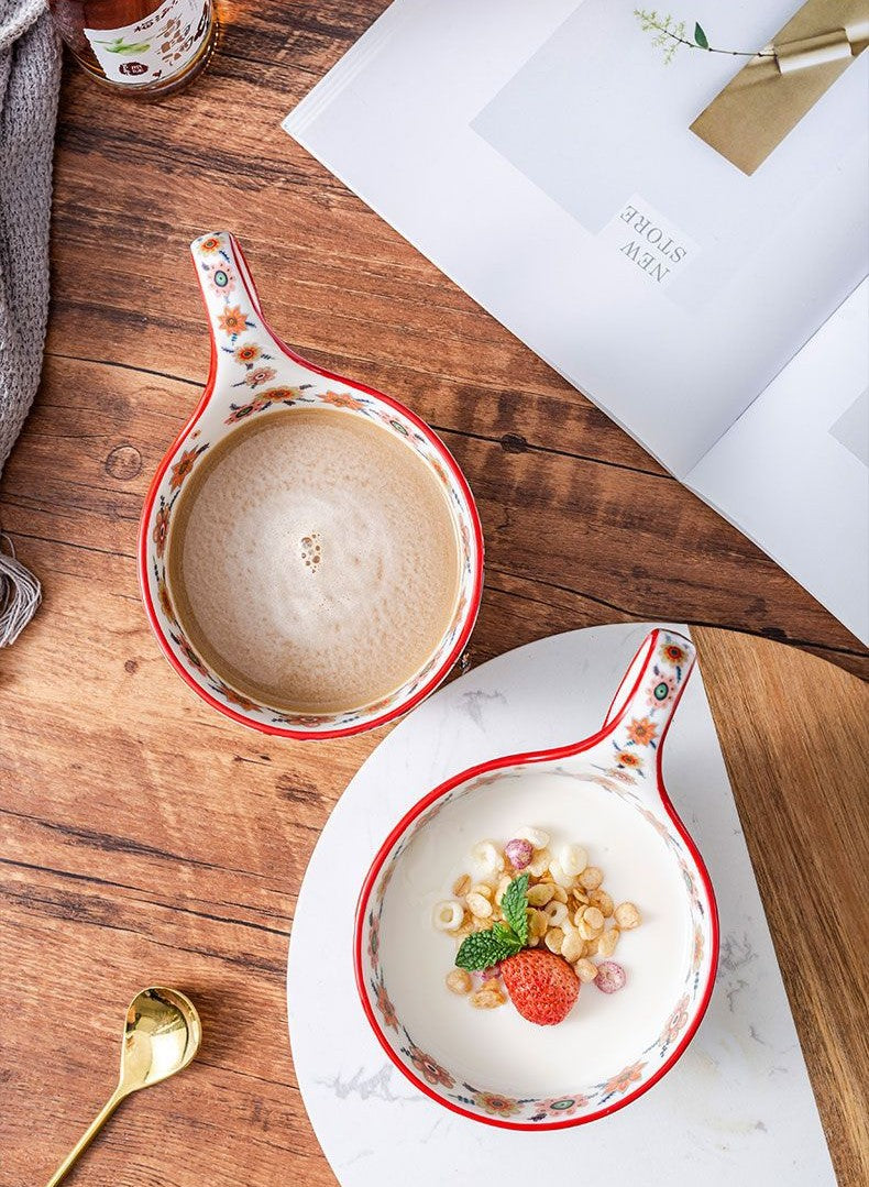 Bloom in Grace — Handmade Porcelain Coffee Mug