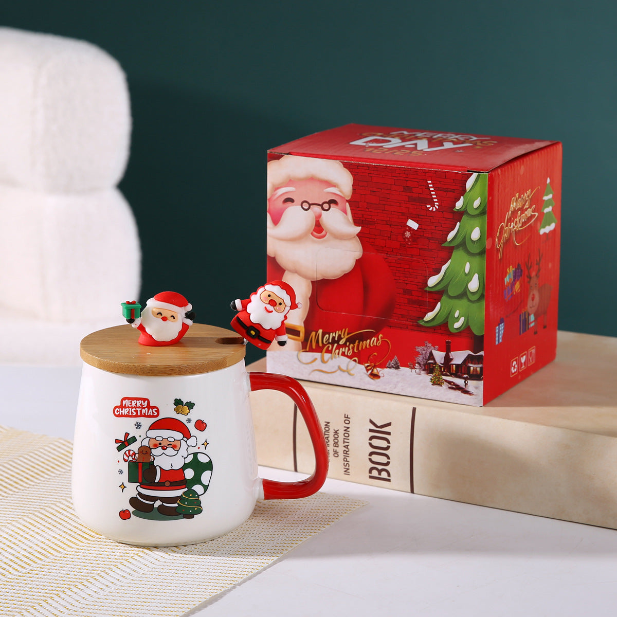 Merry Glow – Handcrafted Christmas Ceramic Mug Gift Set