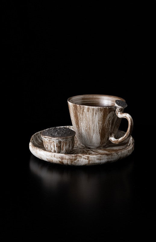 Lotus Blessings — Handcrafted Jingdezhen Porcelain Coffee Set