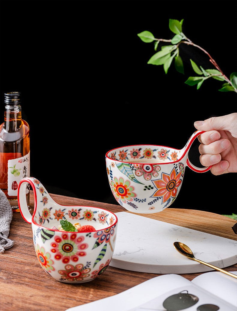 Bloom in Grace — Handmade Porcelain Coffee Mug