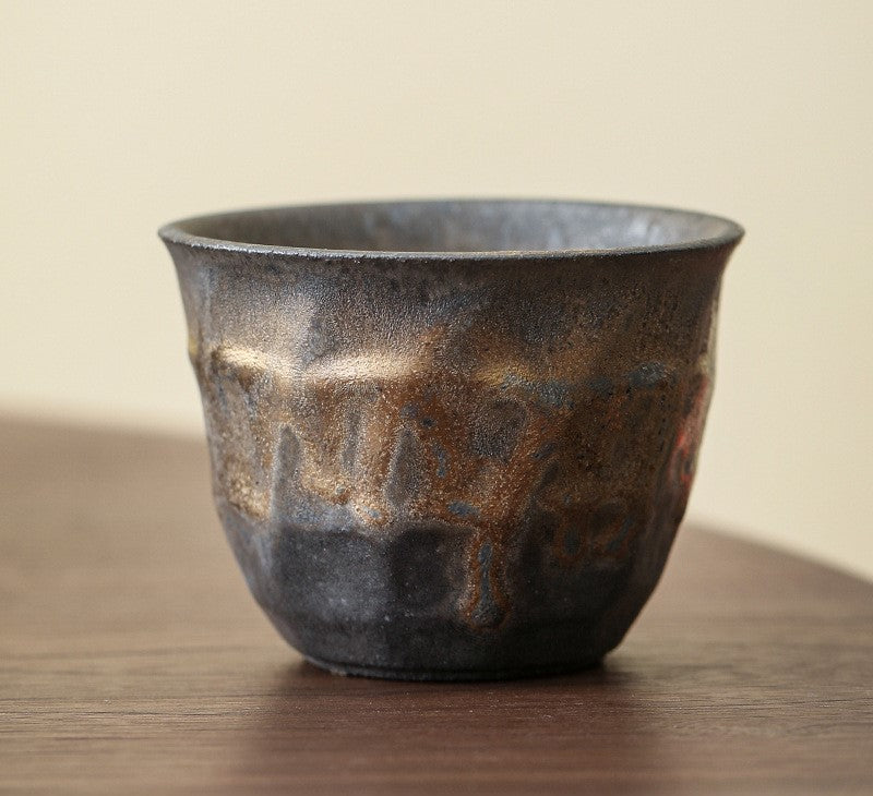 Mineral Calm – Kiln-Change Handcrafted Porcelain Tea Cup