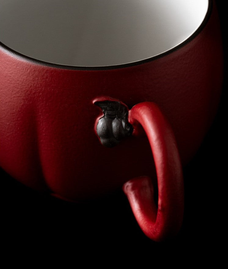 Persimmon Blessings — Handmade Porcelain Coffee Set