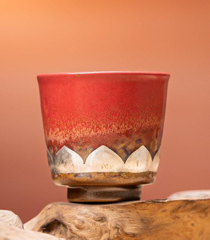 Dunhuang Four Seasons Porcelain Tea Cup Gift Set