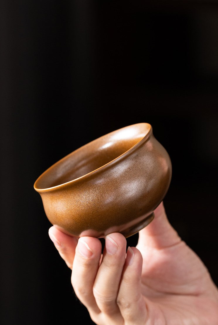 Five Elements Harmony — Handcrafted Ceramic Tea Cup Gift Set