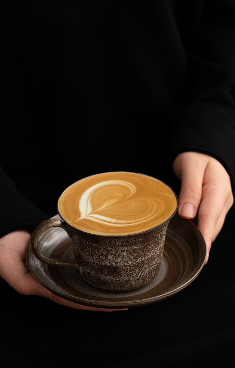 Whispers of Time — Vintage Handmade Porcelain Coffee Set