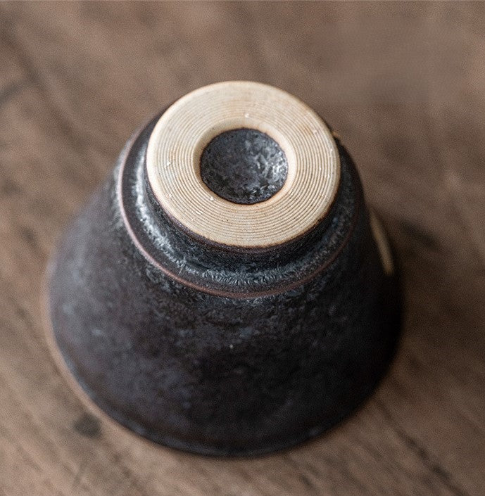 Lotus Serenity — Handmade Black Glaze Porcelain Tea Sets