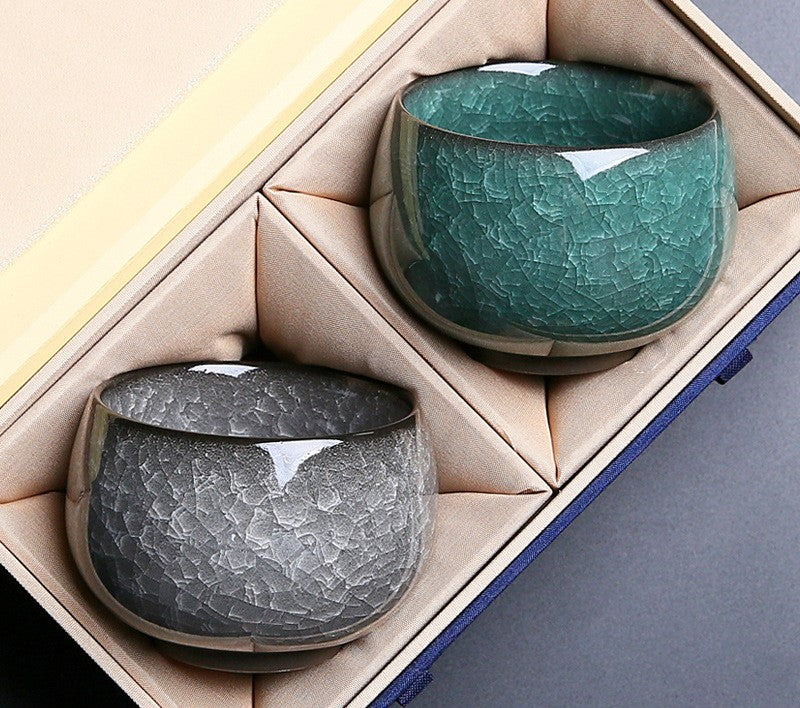 Frozen Bloom – Handcrafted Porcelain Tea Cup & Gift Set