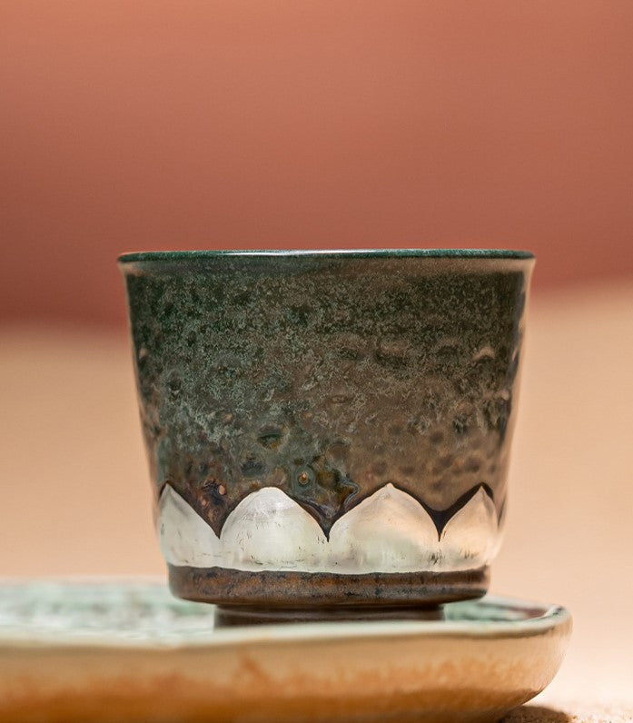 Dunhuang Four Seasons Porcelain Tea Cup Gift Set