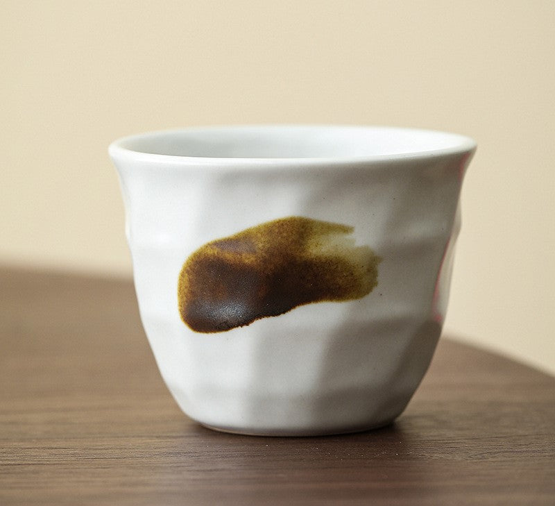 Mineral Calm – Kiln-Change Handcrafted Porcelain Tea Cup