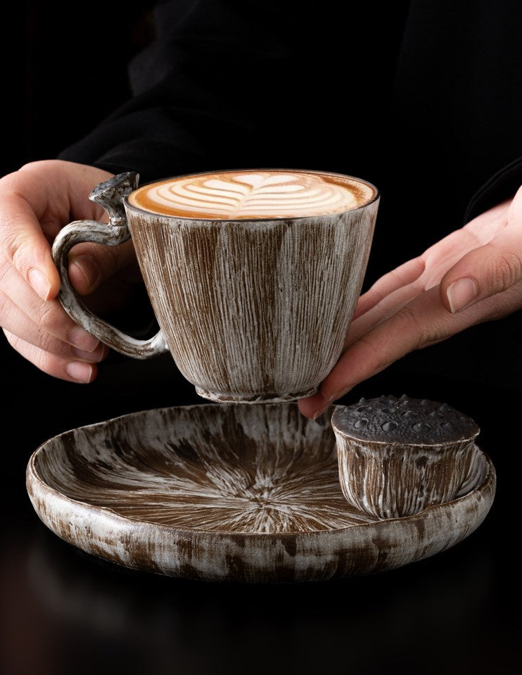 Lotus Blessings — Handcrafted Jingdezhen Porcelain Coffee Set