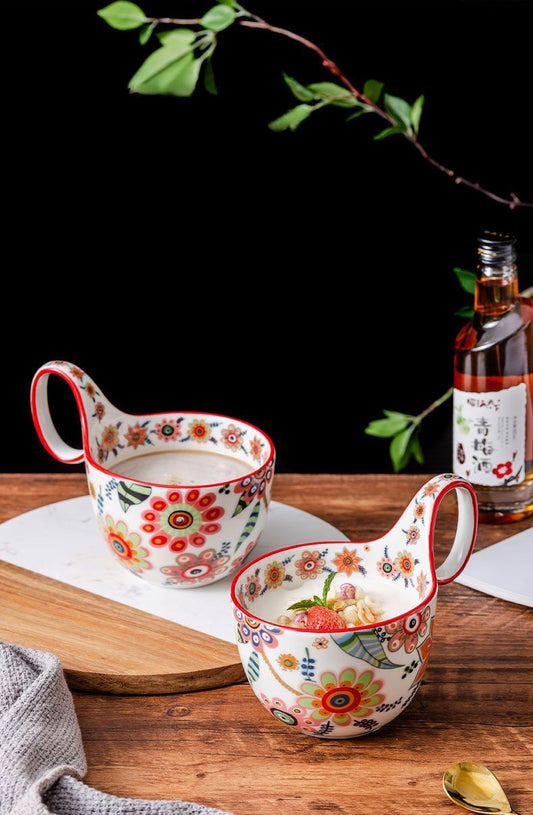 Bloom in Grace — Handmade Porcelain Coffee Mug