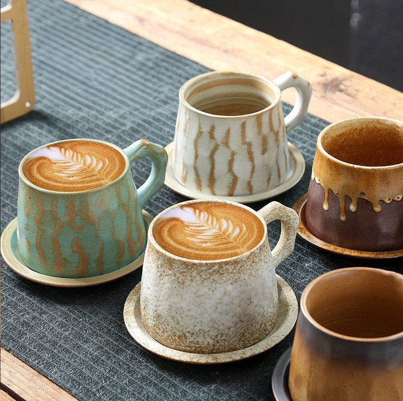 Rustic Spectrum – Handcrafted Porcelain Coffee Cup Set