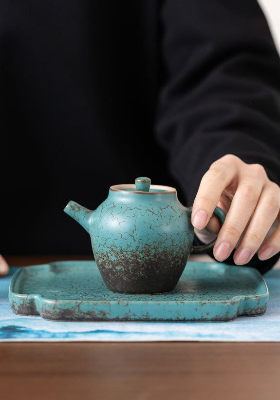 Evergreen Serenity — Seven-Piece Nature-Inspired Tea Ceremony Gift Collection
