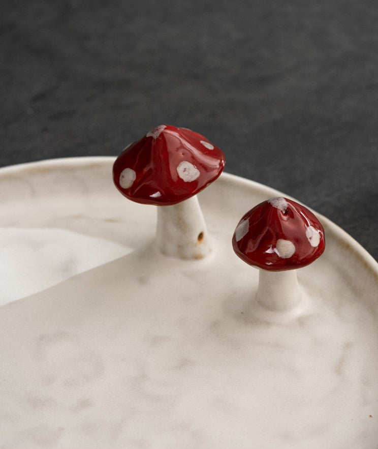 Mushroom Morning — Handmade Porcelain Coffee Set
