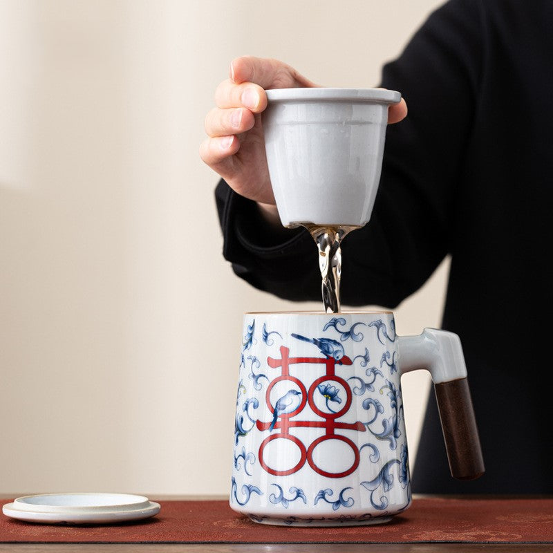 Auspicious Blessing — Xi & Le Porcelain Mug Gift Set