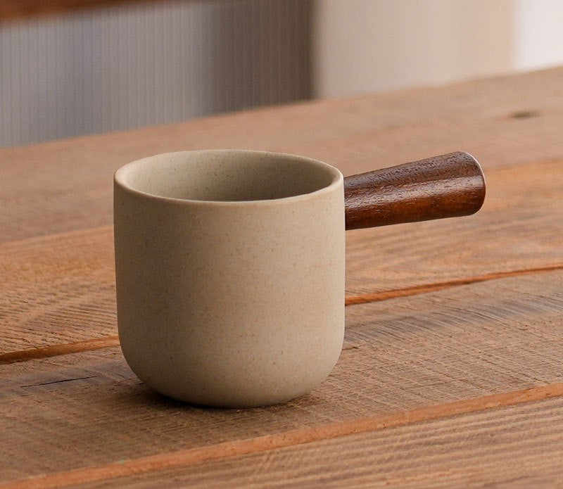 Earthen Harmony – Handcrafted Stoneware Coffee Cup Series