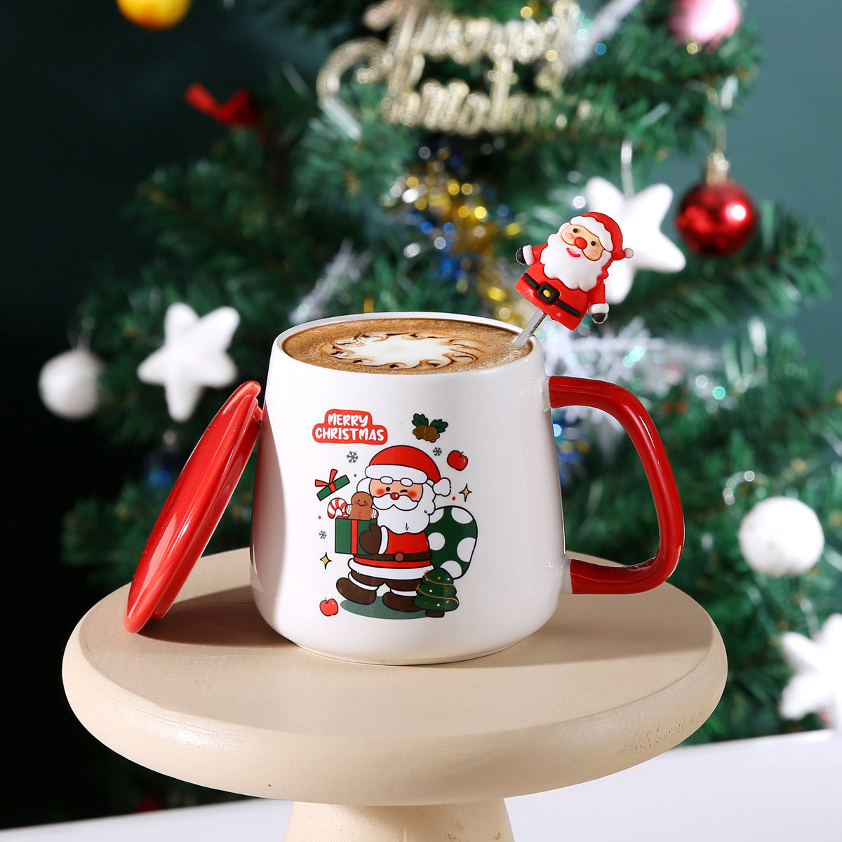 Merry Glow – Handcrafted Christmas Ceramic Mug Gift Set