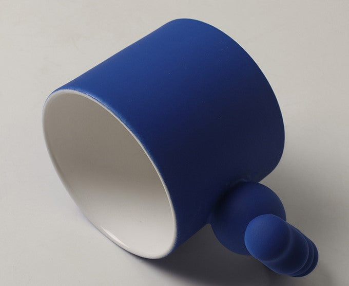 Memphis Charm — Handmade Porcelain Coffee Mug Set