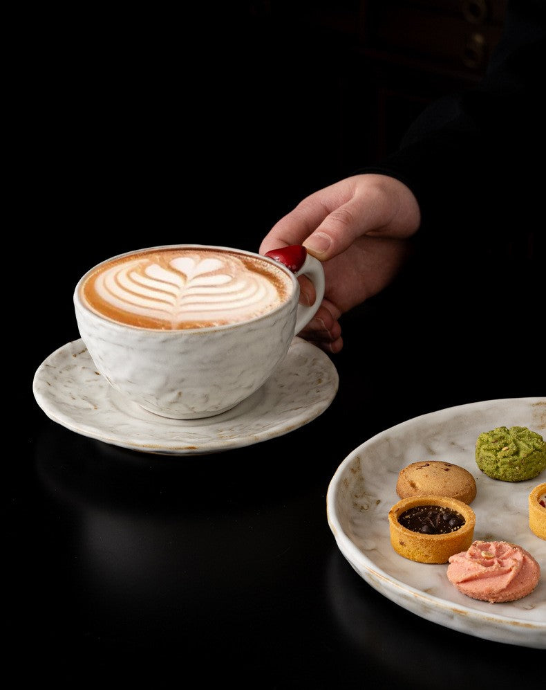 Red Seal — Handmade Porcelain Coffee Set