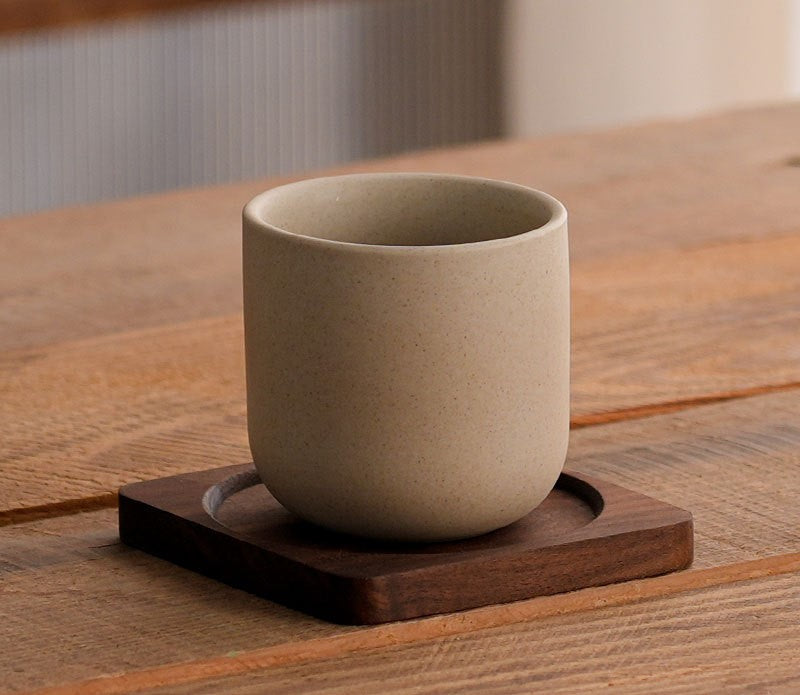 Earthen Harmony – Handcrafted Stoneware Coffee Cup Series