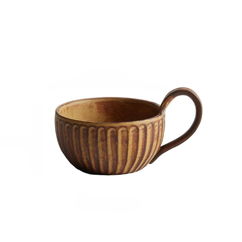 Handcrafted Jingdezhen porcelain coffee mug, minimalist handmade ceramic cup for everyday rituals — Solmira Living
