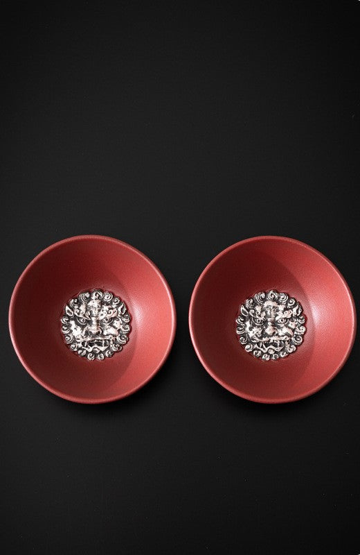 Handcrafted Jingdezhen porcelain tea set and teacup, Chinese ceramic art for mindful tea rituals — Solmira Living