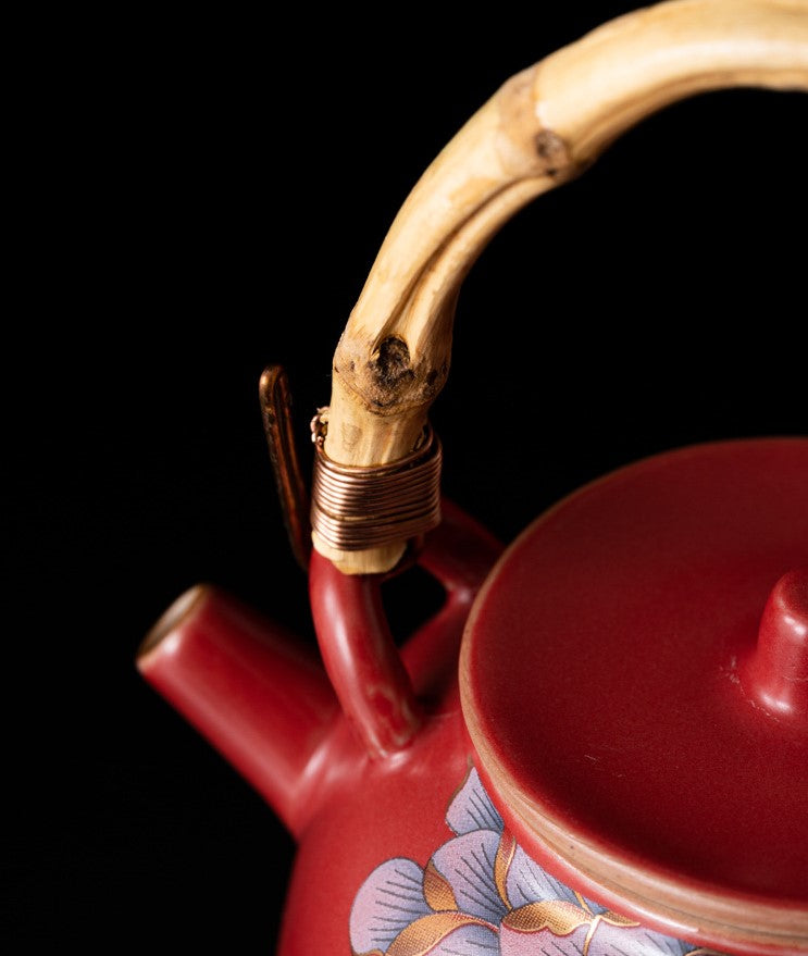 Handcrafted Jingdezhen porcelain tea set and teacup, Chinese ceramic art for mindful tea rituals — Solmira Living