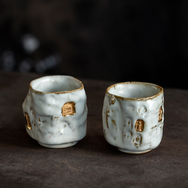 Handcrafted Jingdezhen porcelain tea set and teacup, Chinese ceramic art for mindful tea rituals — Solmira Living