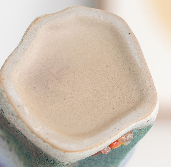 Stone Harmony – Handcrafted Kiln-Glazed Porcelain Coffee Cup