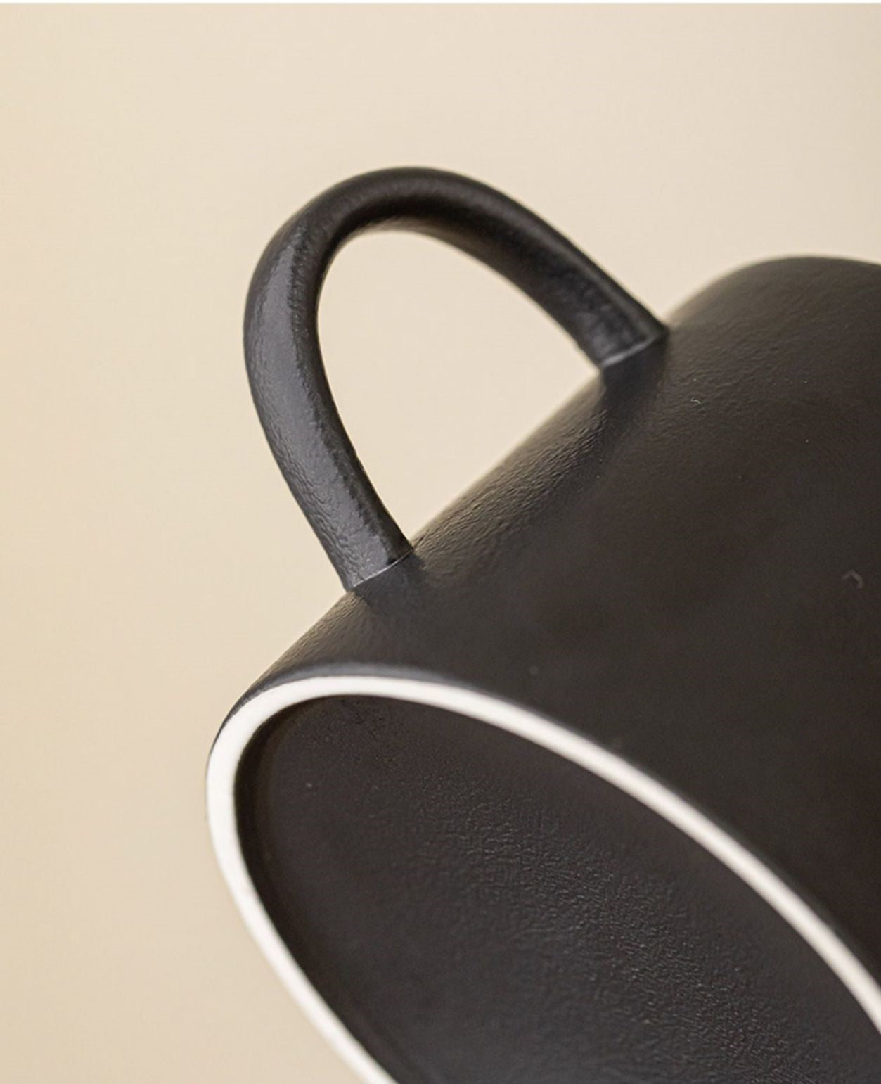 Handcrafted Jingdezhen porcelain coffee mug, minimalist handmade ceramic cup for everyday rituals — Solmira Living