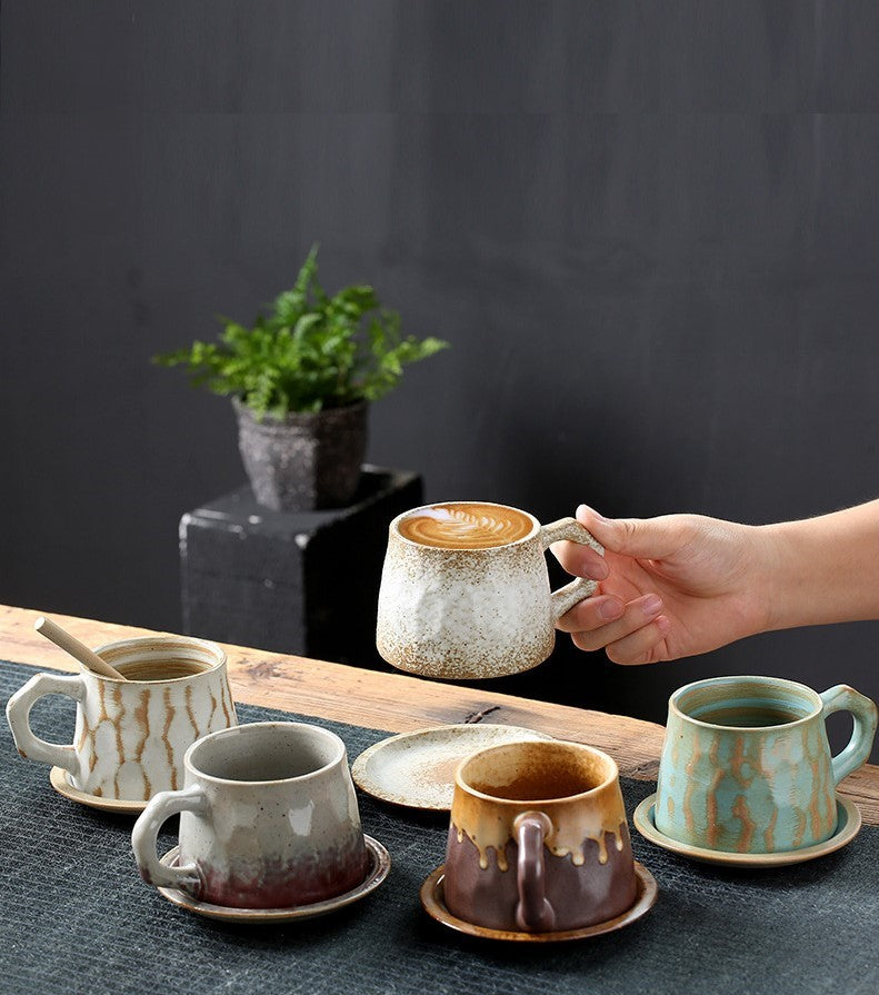 Handcrafted Jingdezhen porcelain coffee mug, minimalist handmade ceramic cup for everyday rituals — Solmira Living