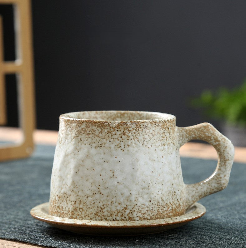 Handcrafted Jingdezhen porcelain coffee mug, minimalist handmade ceramic cup for everyday rituals — Solmira Living