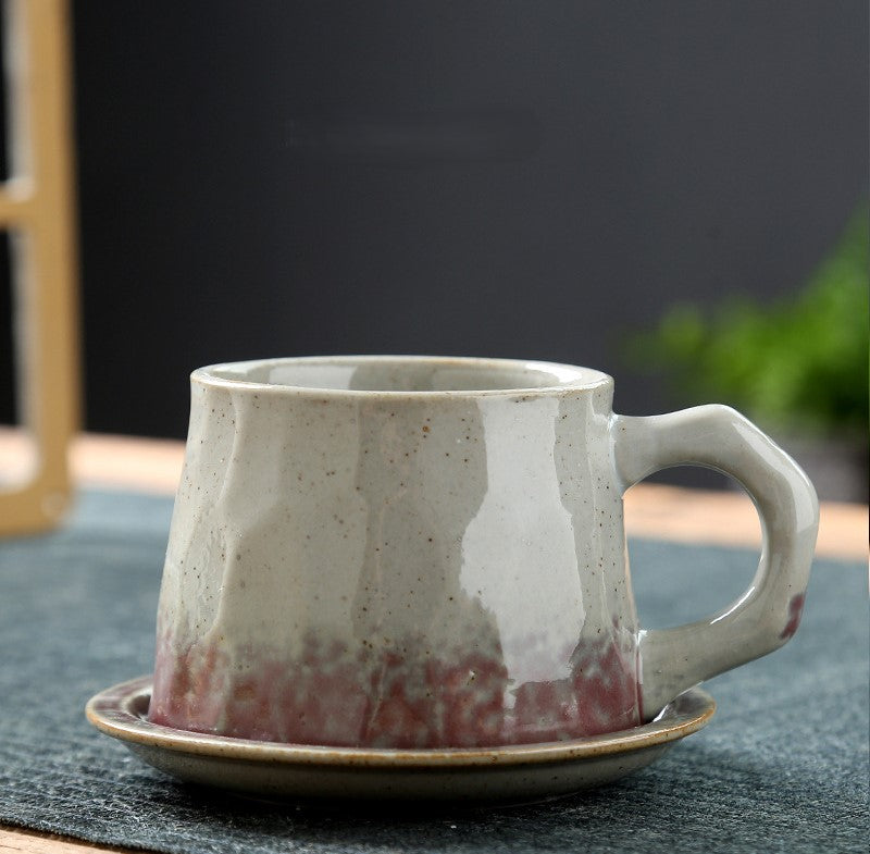 Handcrafted Jingdezhen porcelain coffee mug, minimalist handmade ceramic cup for everyday rituals — Solmira Living