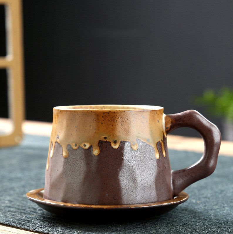 Handcrafted Jingdezhen porcelain coffee mug, minimalist handmade ceramic cup for everyday rituals — Solmira Living