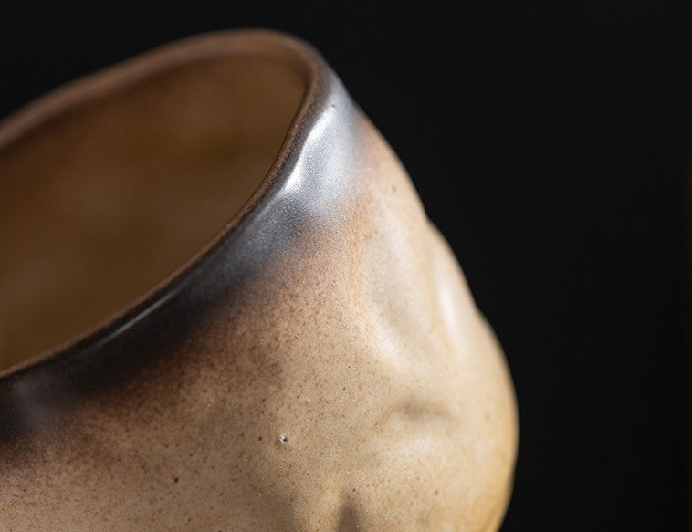 Handcrafted Jingdezhen porcelain coffee mug, minimalist handmade ceramic cup for everyday rituals — Solmira Living