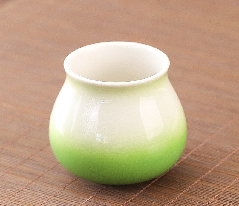 Handcrafted Jingdezhen porcelain tea set and teacup, Chinese ceramic art for mindful tea rituals — Solmira Living