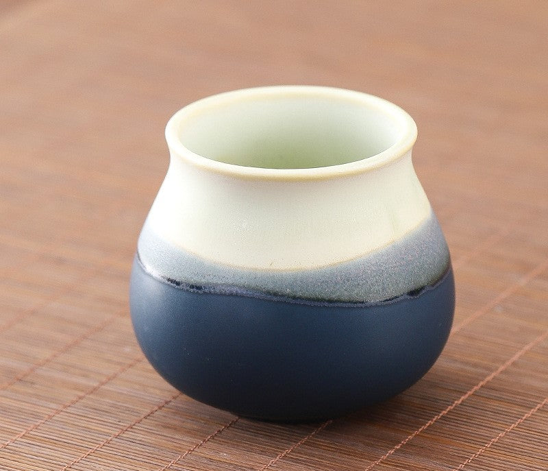 Handcrafted Jingdezhen porcelain tea set and teacup, Chinese ceramic art for mindful tea rituals — Solmira Living