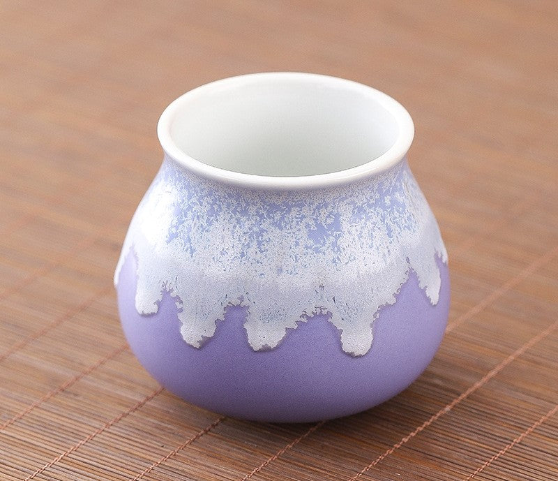 Handcrafted Jingdezhen porcelain tea set and teacup, Chinese ceramic art for mindful tea rituals — Solmira Living